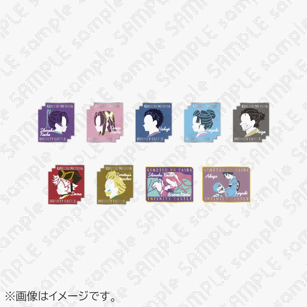 [Pre-order] Demon Slayer: Kimetsu no Yaiba the Movie: Infinity Castle Arc Chapter 1 - Character Motif Pins, Second Edition (9 Random Designs)