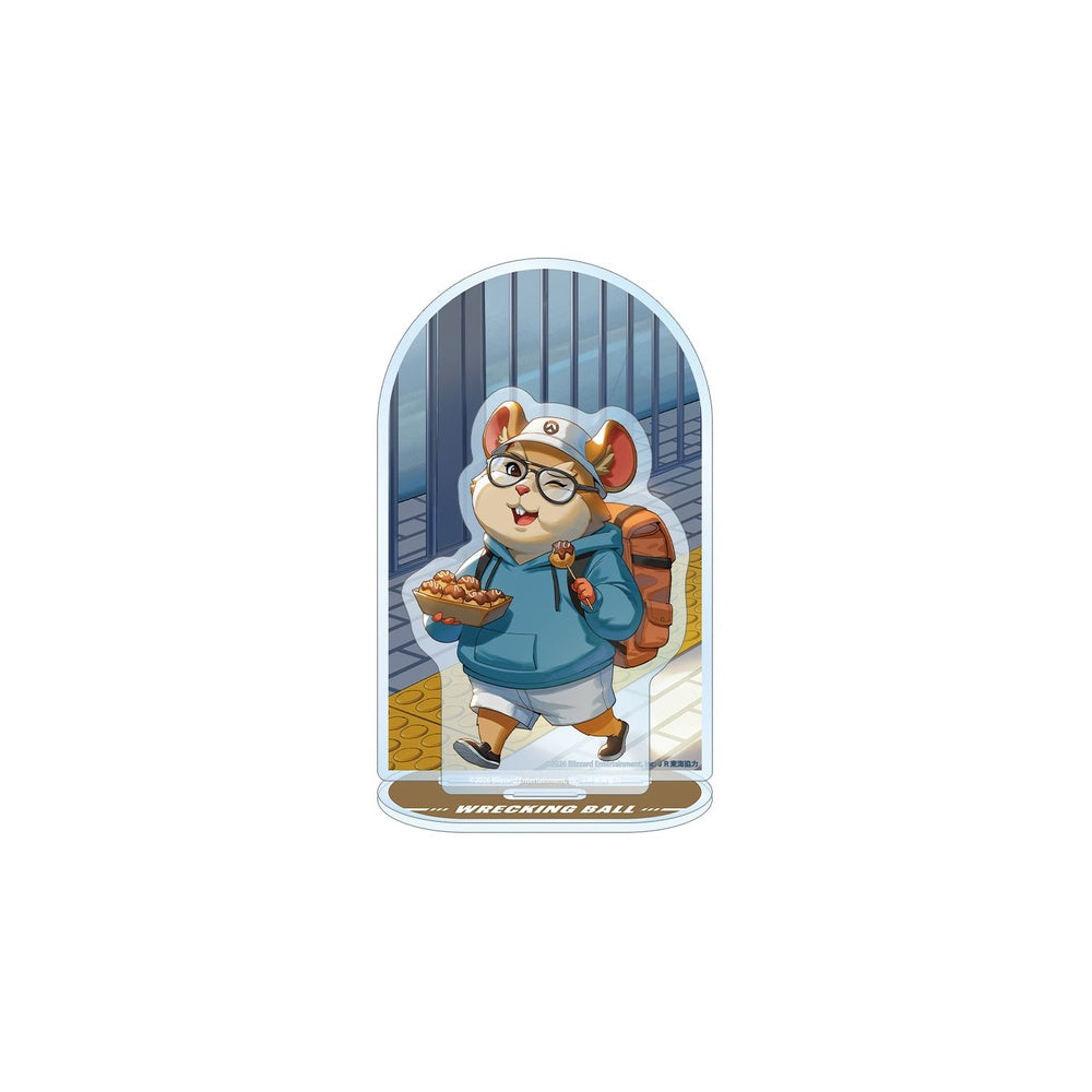 [Pre-order] "Overwatch" Original Illustration Wrecking Ball Travel Ver. Extra Large Acrylic Stand