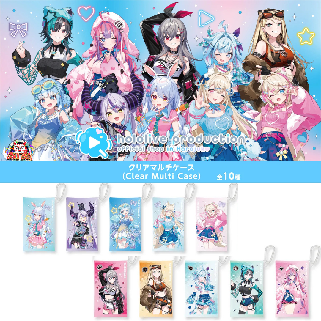 [Pre-order] hololive production OFFICIAL SHOP Harajuku Original style Vol.2 - Clear Multi Case