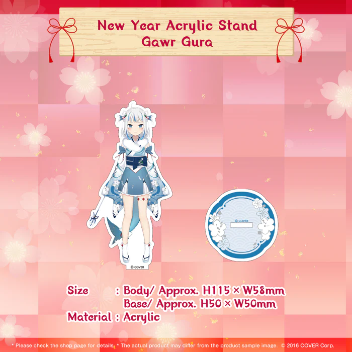 [Pre-order] hololive English New Year Acrylic Stand