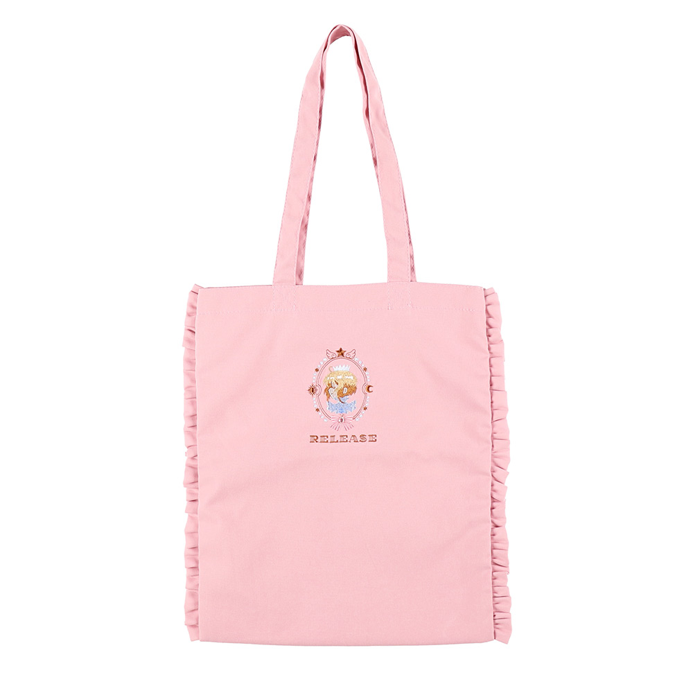 [Pre-order] "Cardcaptor Sakura" Frill Tote Bag, Profile, Pink