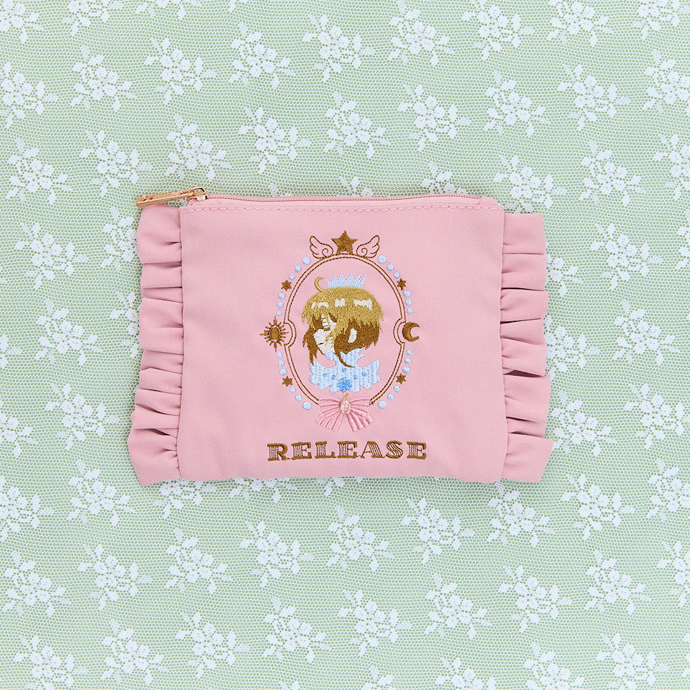 [Pre-order] "Cardcaptor Sakura" Frill Mini Pouch, Profile, Pink