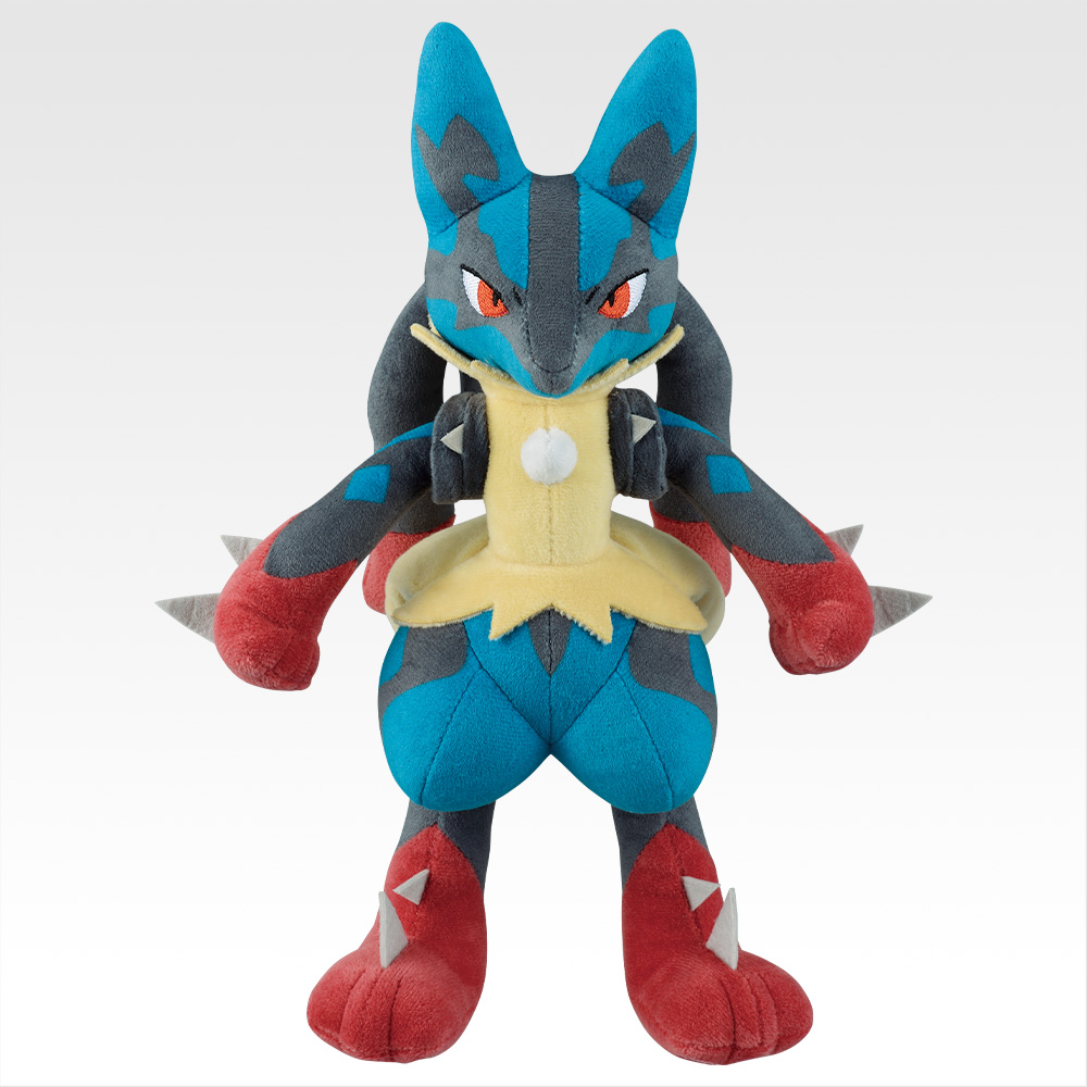 [In stock] BANDAI Ichiban Kuji Pokémon "Mega Evolution" - Last Prize - Mega Lucario Plush Toy