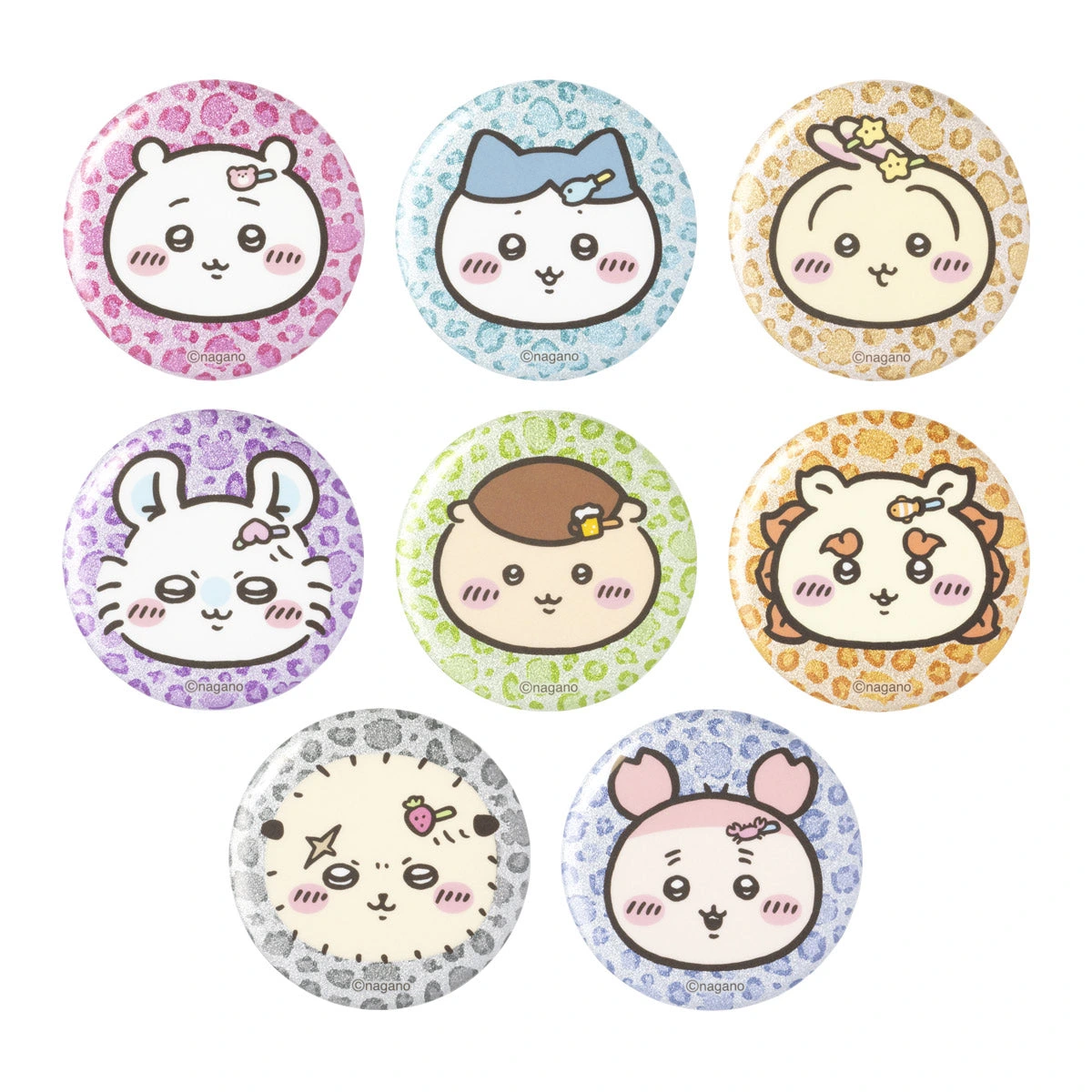 [Pre-order] Chiikawa Trading Glittery Can Badges