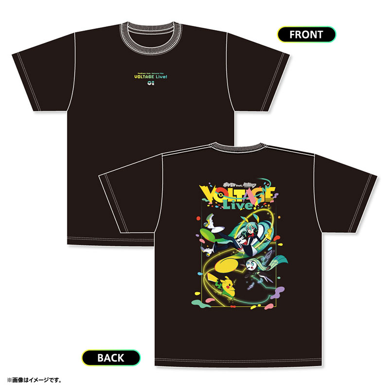 [Pre-order] Pokemon feat. Hatsune Miku PokéMiku Voltage Live - Official T-shirt