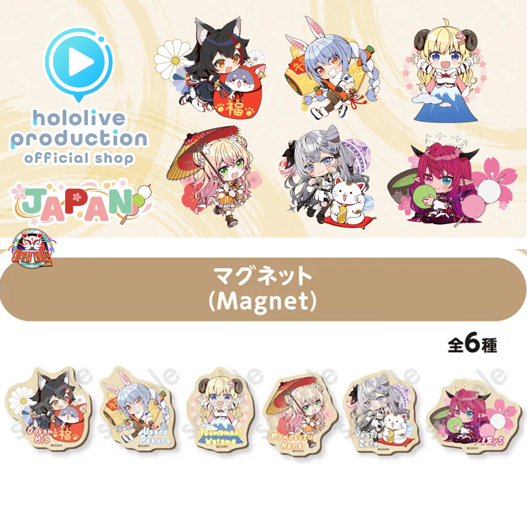 [Pre-order] hololive production OFFICIAL SHOP Japanese Chibi style Vol.2 - Magnet