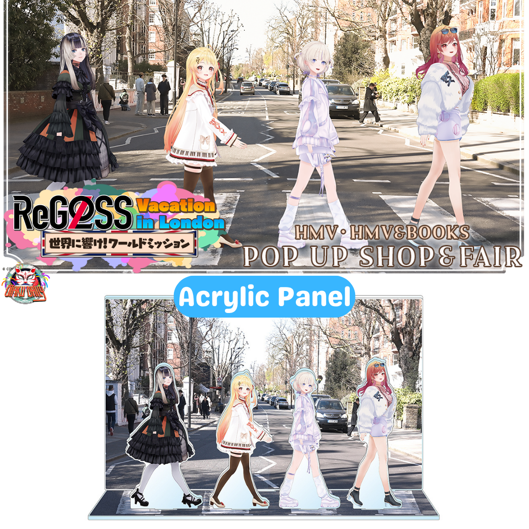 [Pre-order] hololive production ReGLOSS Vacation in London' POP UP SHOP & Fair - Acrylic Stand
