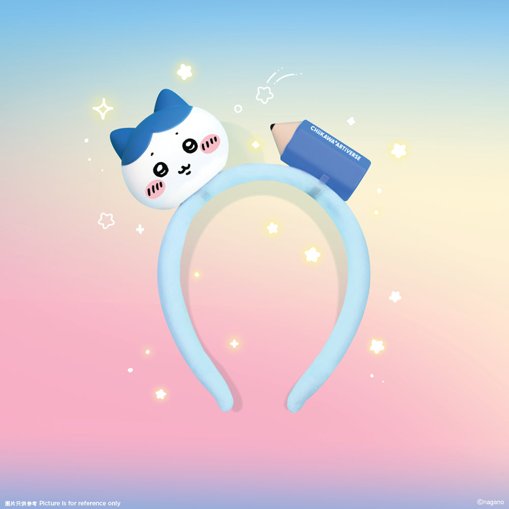 [Pre-order] (Limited) Chiikawa Artiverse Hong Kong (pop-up store for exhibition) - Hachiware Headband (luminous figure design)