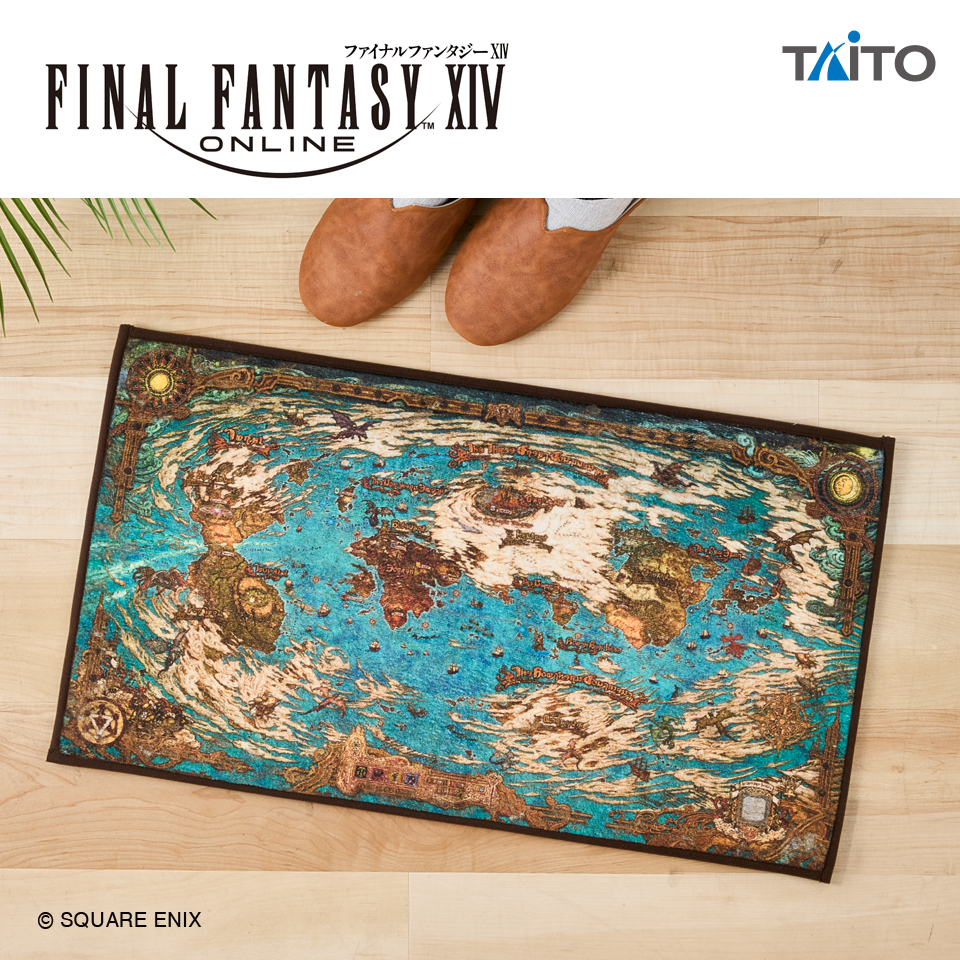 [Pre-order] "FINAL FANTASY XIV" World Map Rug Mat