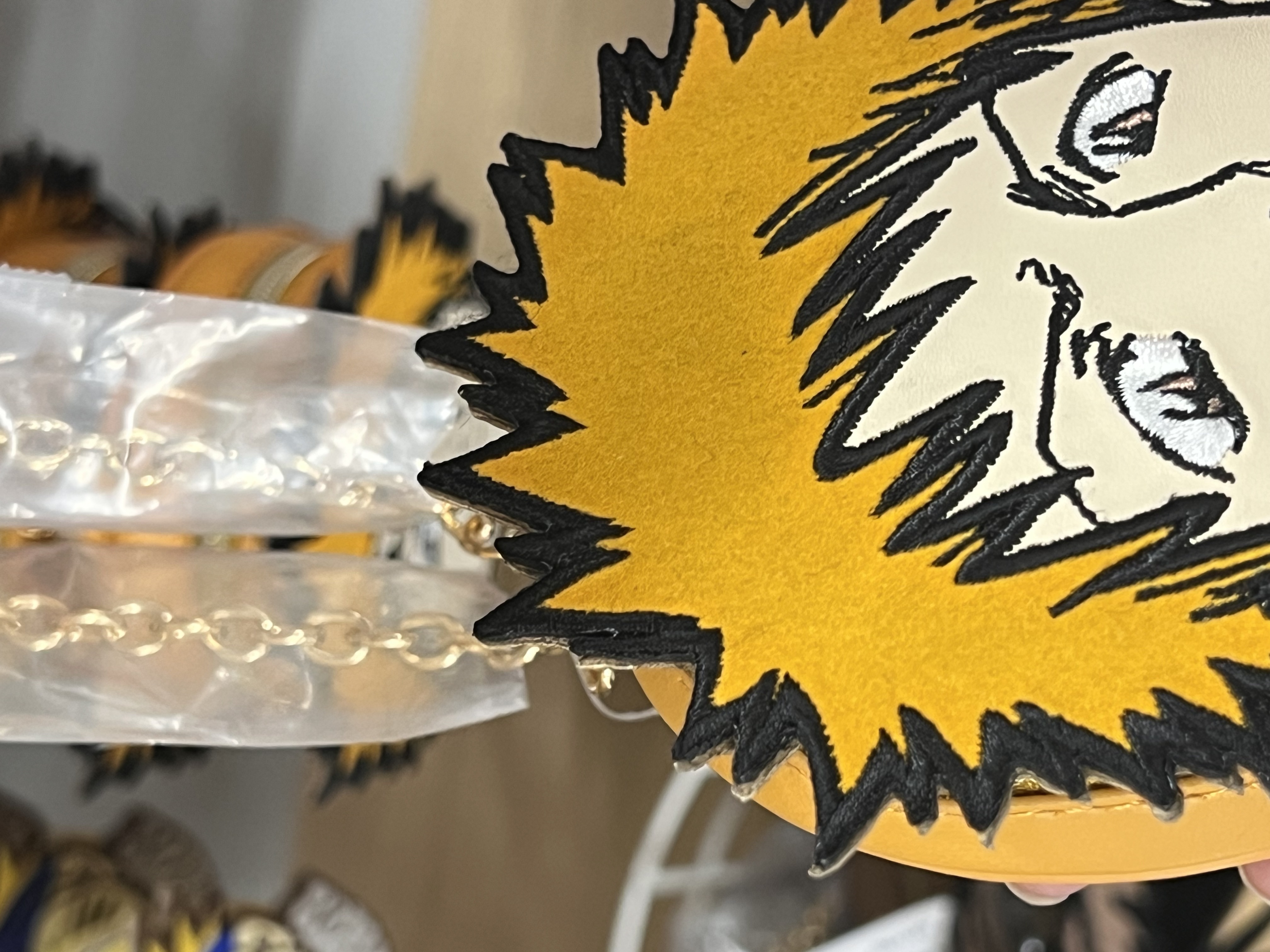 [Pre-order] [Made-to-order] JUMP Store Limited "DRAGON BALL" Face Die-Cut Embroidered Pouch - Son Goku