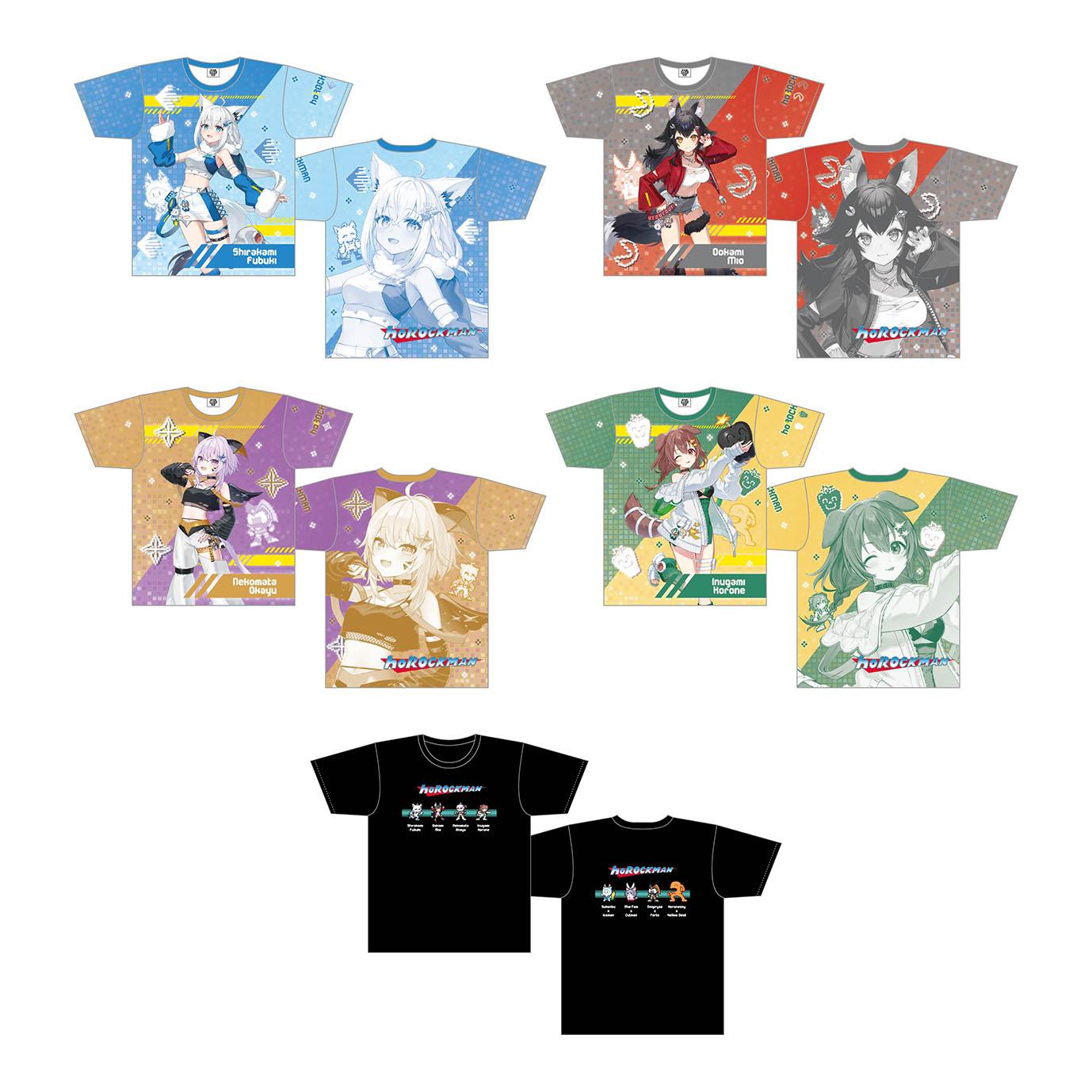 [Pre-order] CAPCOM Mega Man/ Rockman x hololive Gamers Merch - T-shirts