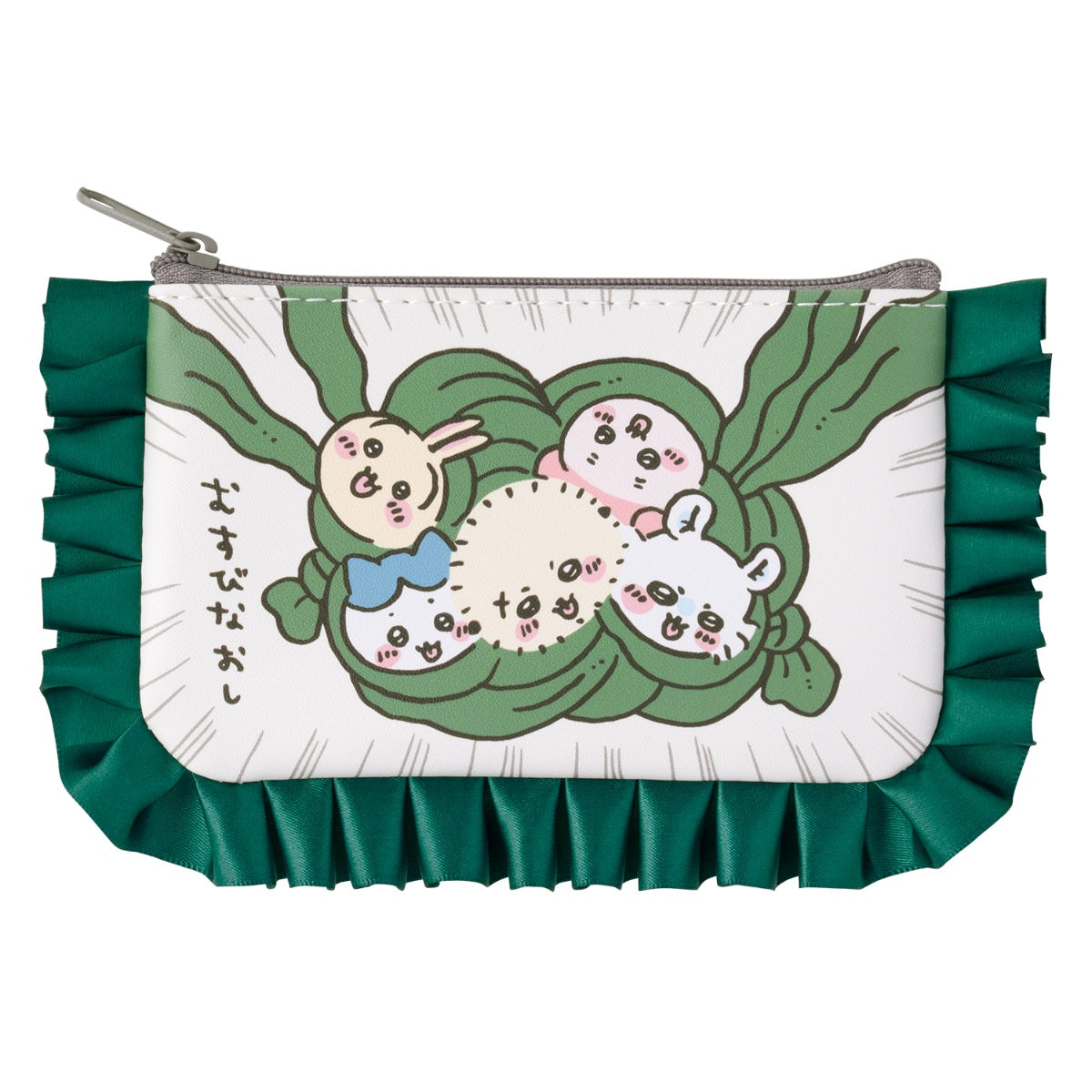 [Pre-order] Chiikawa Movie Chiikawa Island Kombu Frilled 2-Piece Pouch Set