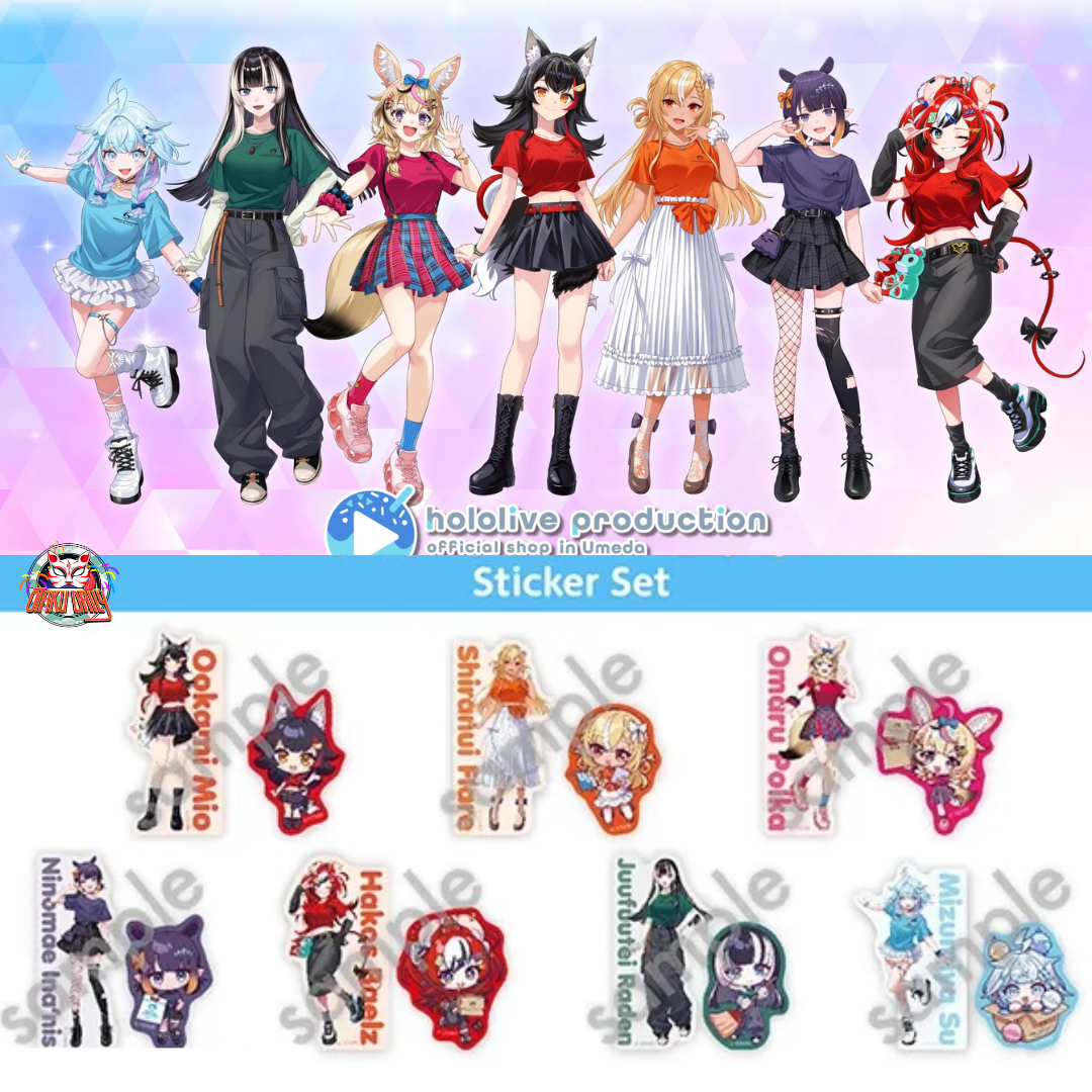 [Pre-order] hololive production OFFICIAL SHOP Osaka Umeda Original Vol.3 - Sticker Set