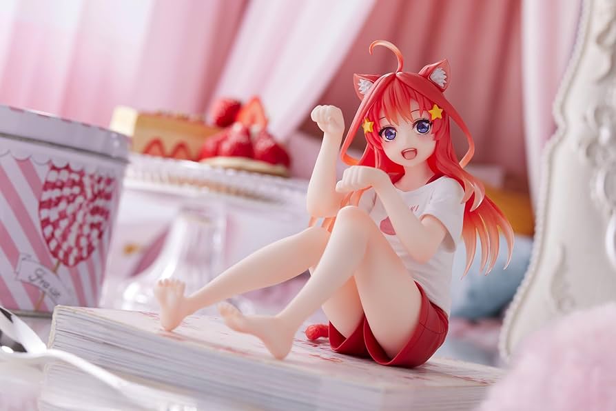 [Pre-order] Taito Prize "The Quintessential Quintuplets ∬" Desktop Cute Figure Satsuki Nakano -Cat Roomwear Ver.-