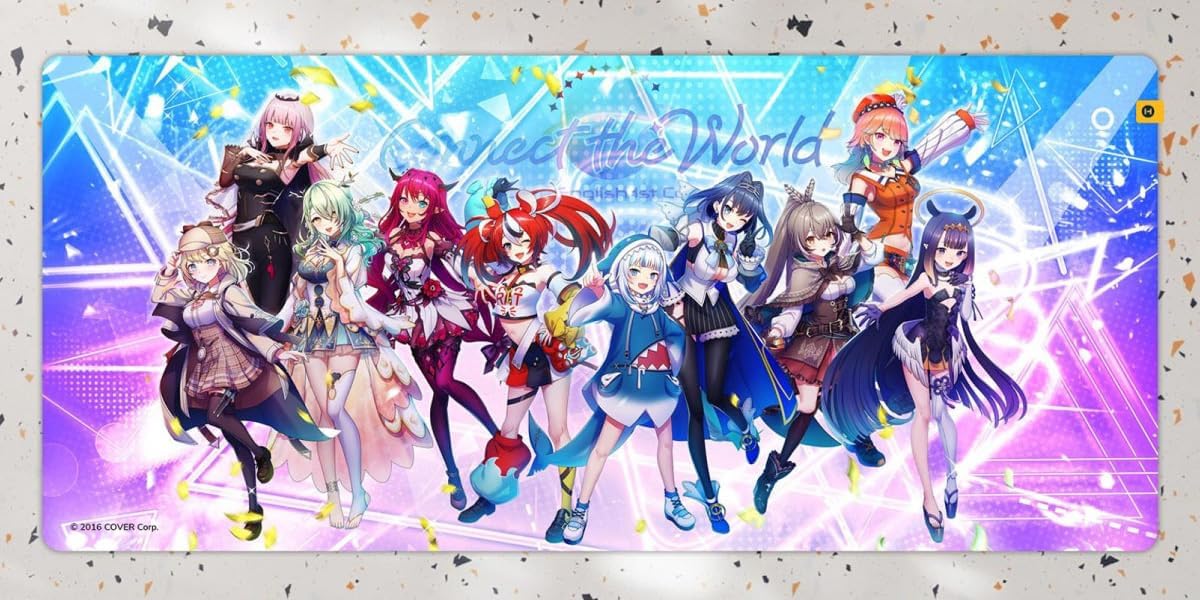 [Pre-order] HYTE hololive English 1st Concert -Connect the World- Commemorative Limited Keycap & Mouse Pad hololive EN Keycap & MousePad