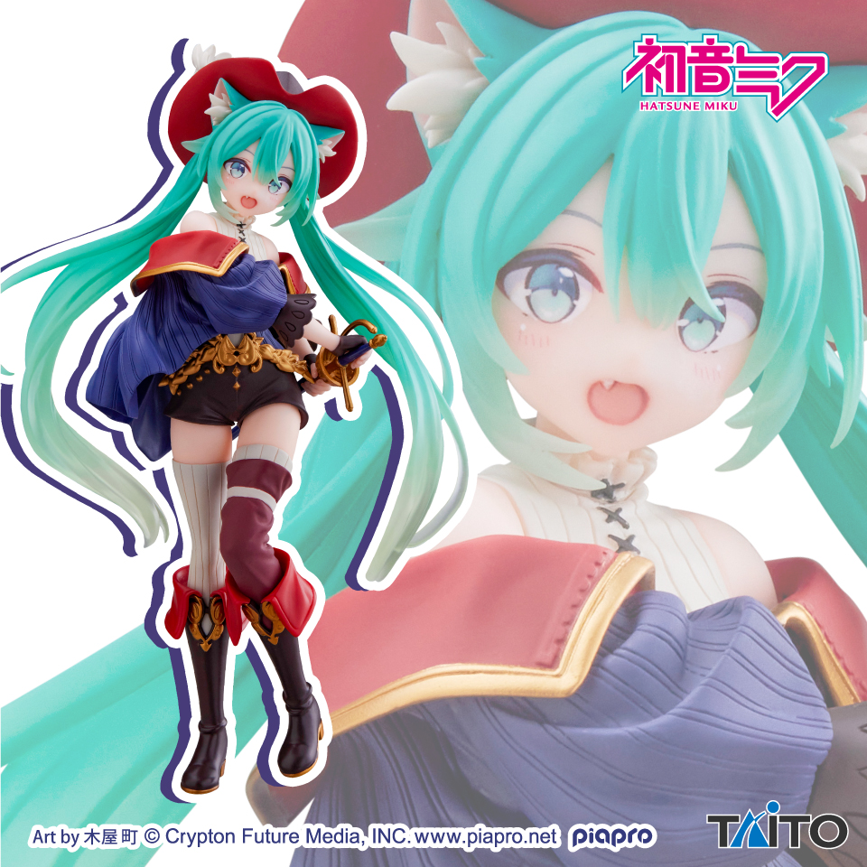 [Pre-order] Taito Prize Hatsune Miku PVC Statue Hatsune Miku Wonderland Puss in Boots 