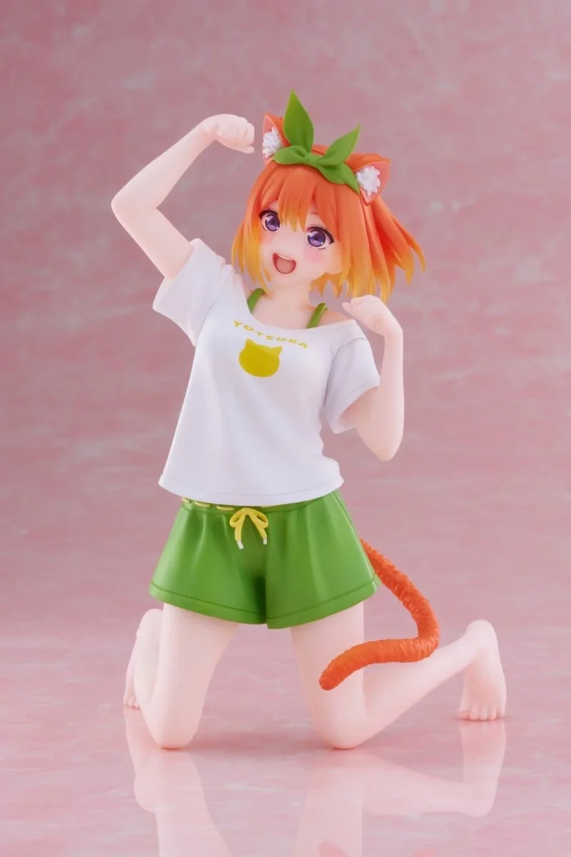 [Pre-order] Taito Prize "The Quintessential Quintuplets ∬" Desktop Cute Figure Yotsuba Nakano -Cat Roomwear Ver.-