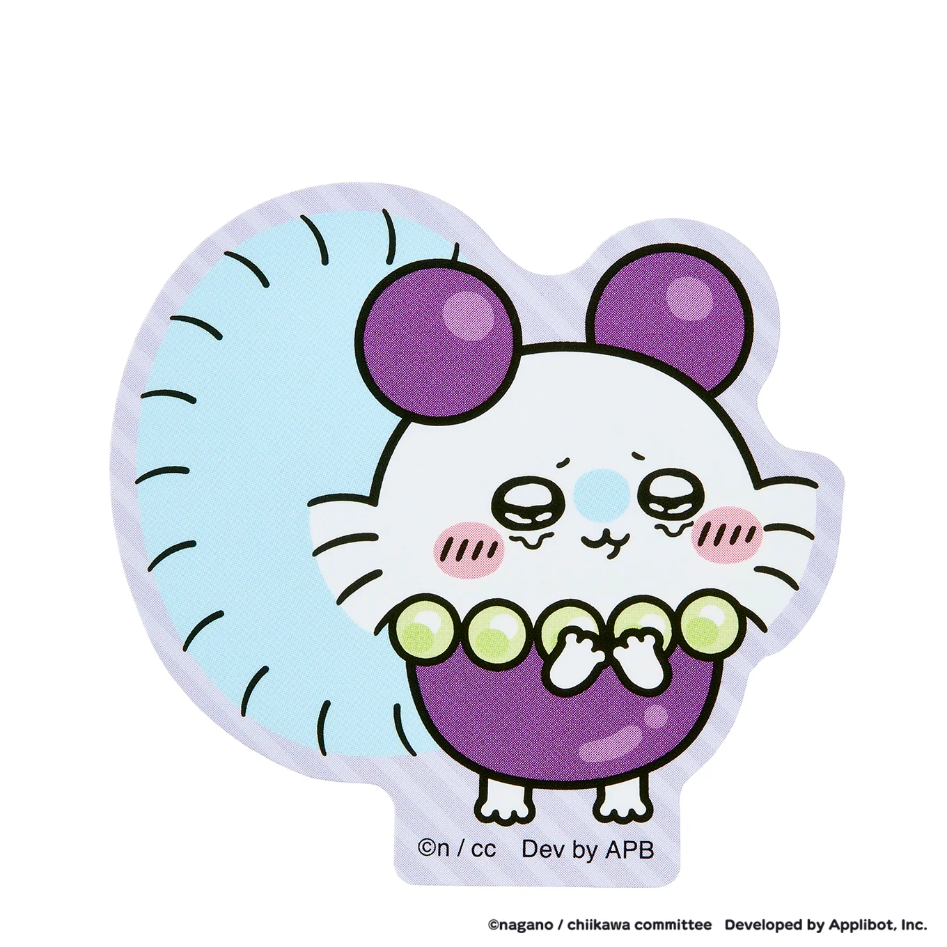 [Pre-order] "Chiikawa" Chiikawa Pocket Fruit Sticker - Momonga