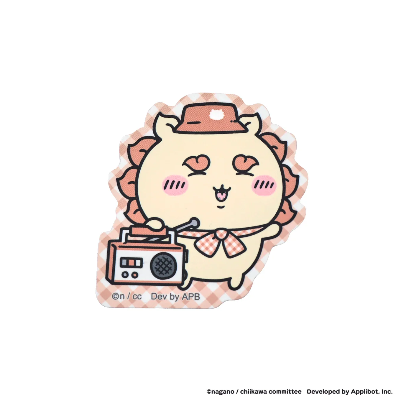 [Pre-order] "Chiikawa" Chiikawa Pocket Pinic Sticker that can be stick on phone - Shisa