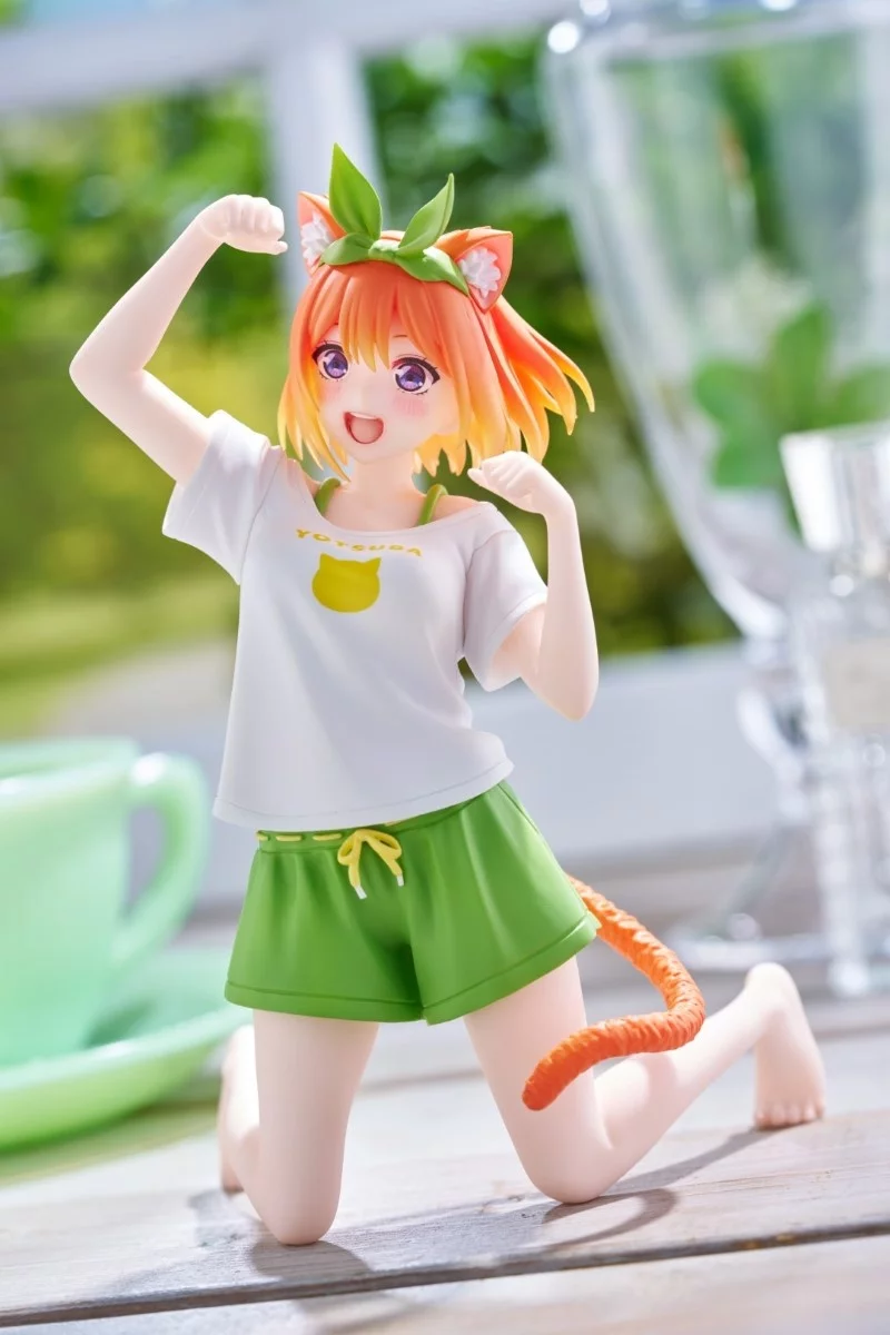 [Pre-order] Taito Prize "The Quintessential Quintuplets ∬" Desktop Cute Figure Yotsuba Nakano -Cat Roomwear Ver.-