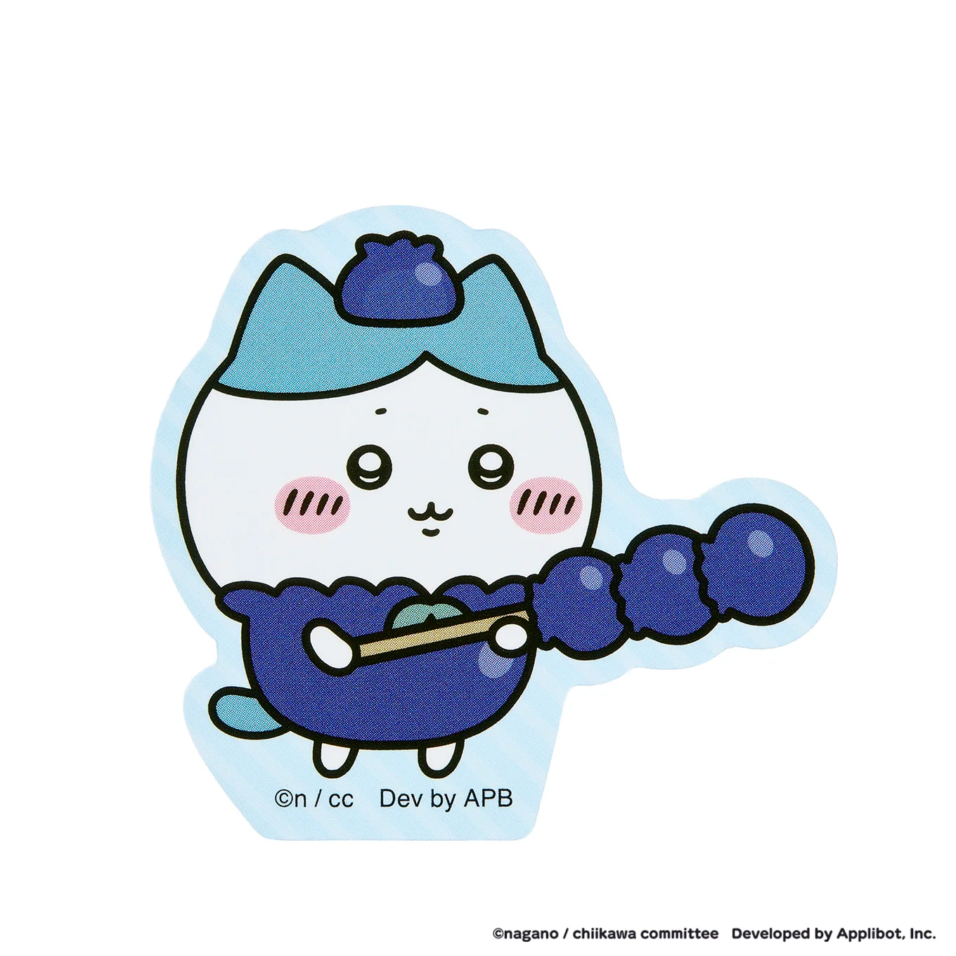 [Pre-order] "Chiikawa" Chiikawa Pocket Fruit Sticker - Hachiware