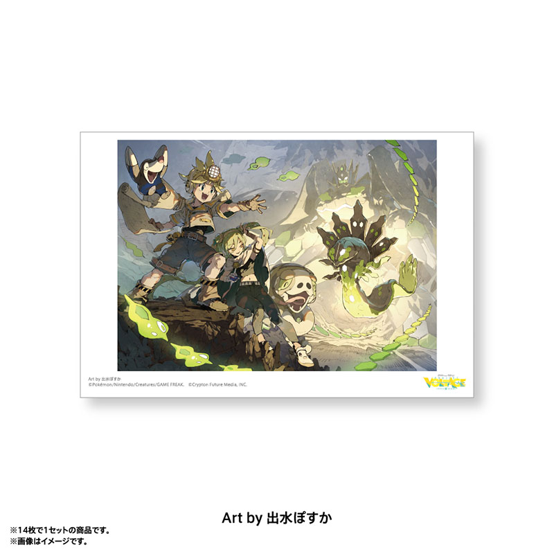 [Pre-order] Pokemon feat. Hatsune Miku PokéMiku Voltage Live - Postcard Set C (14 cards)