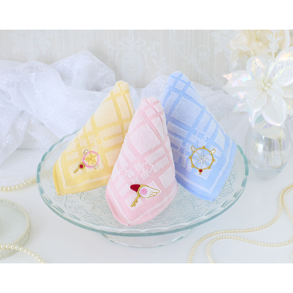 [Pre-order] "Cardcaptor Sakura" Embroidered Mini Towel Star Key