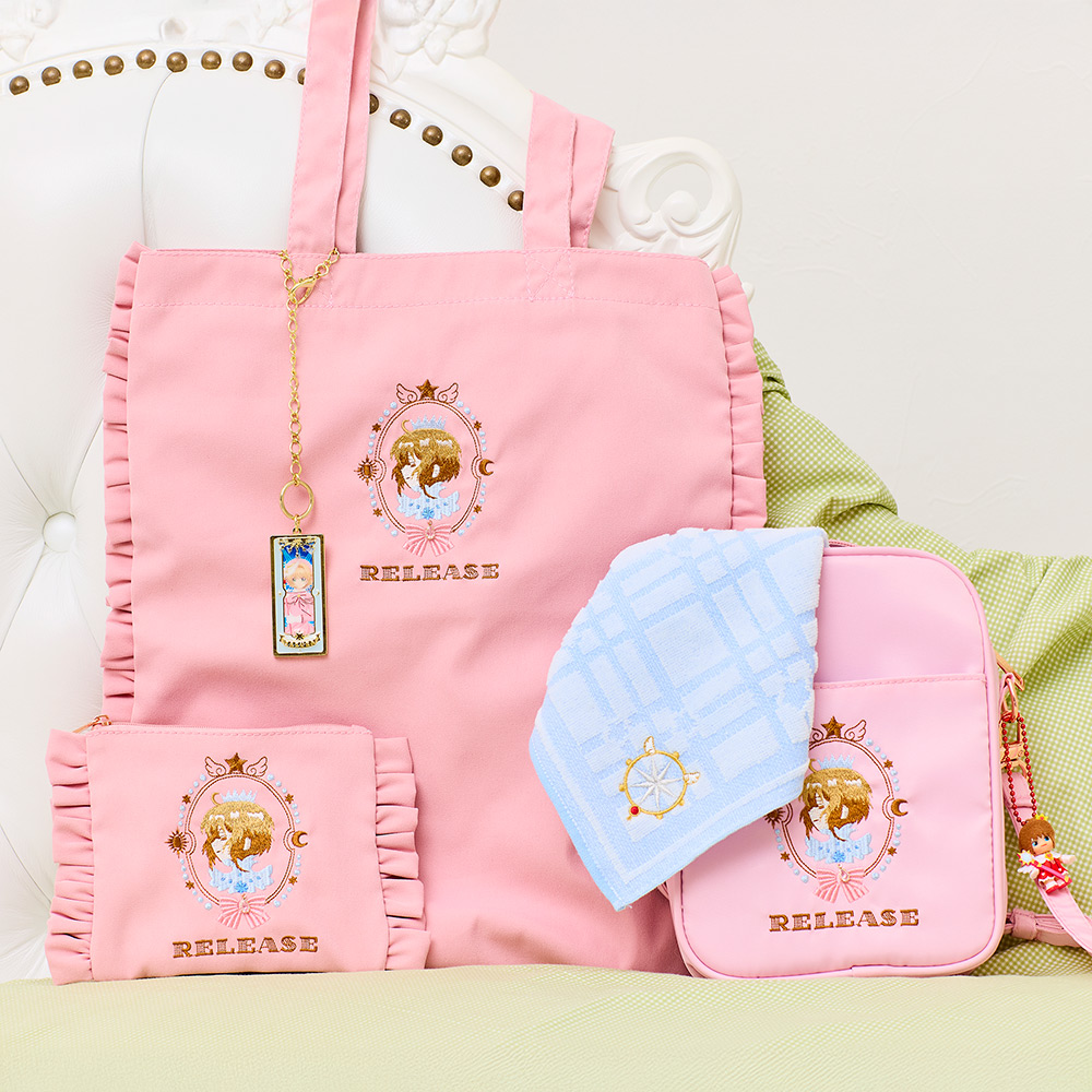 [Pre-order] "Cardcaptor Sakura" Frill Tote Bag, Profile, Pink