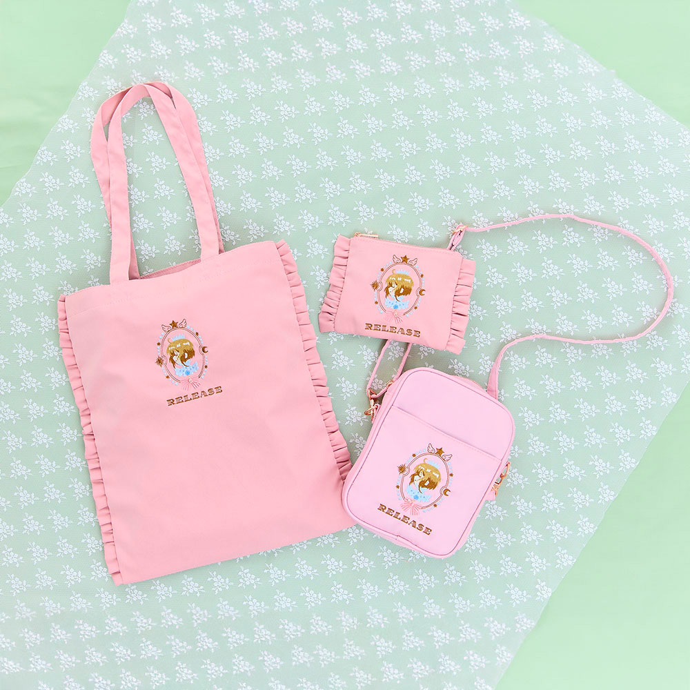 [Pre-order] "Cardcaptor Sakura" Frill Tote Bag, Profile, Pink