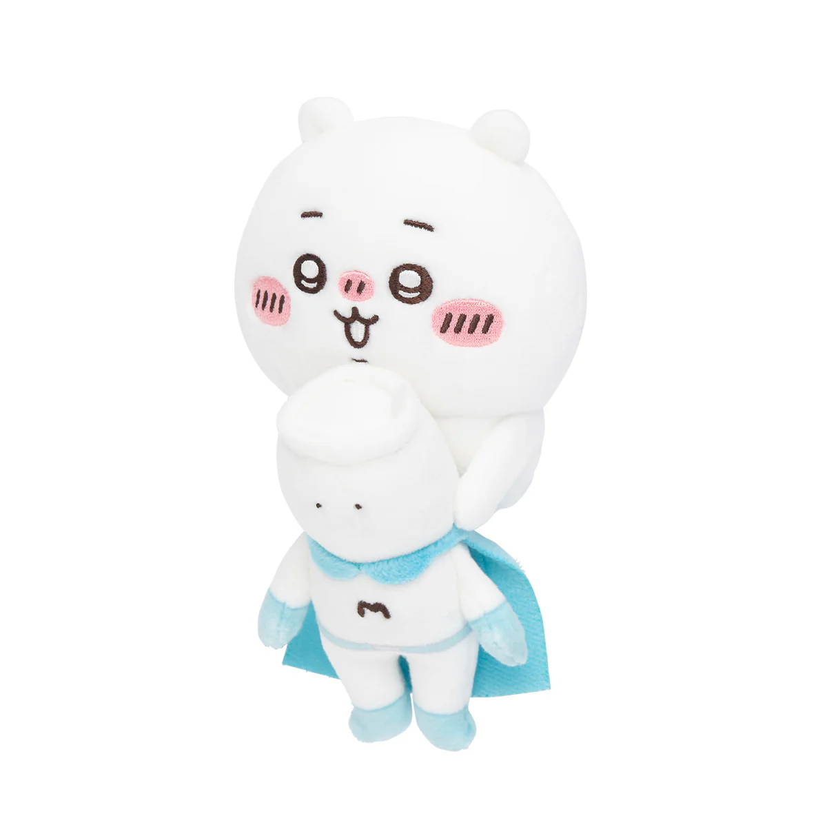 [Pre-order] "Chiikawa" watch over from desktop, hang up Plush - Chiikawa with Muchauman