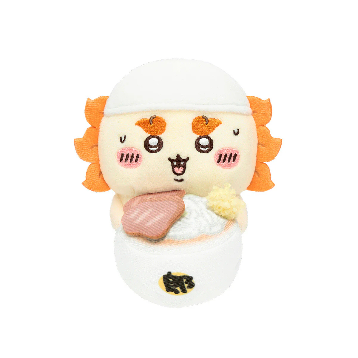 [Pre-order] "Chiikawa" watch over from desktop, hang up Plush - Shisa with Ramen