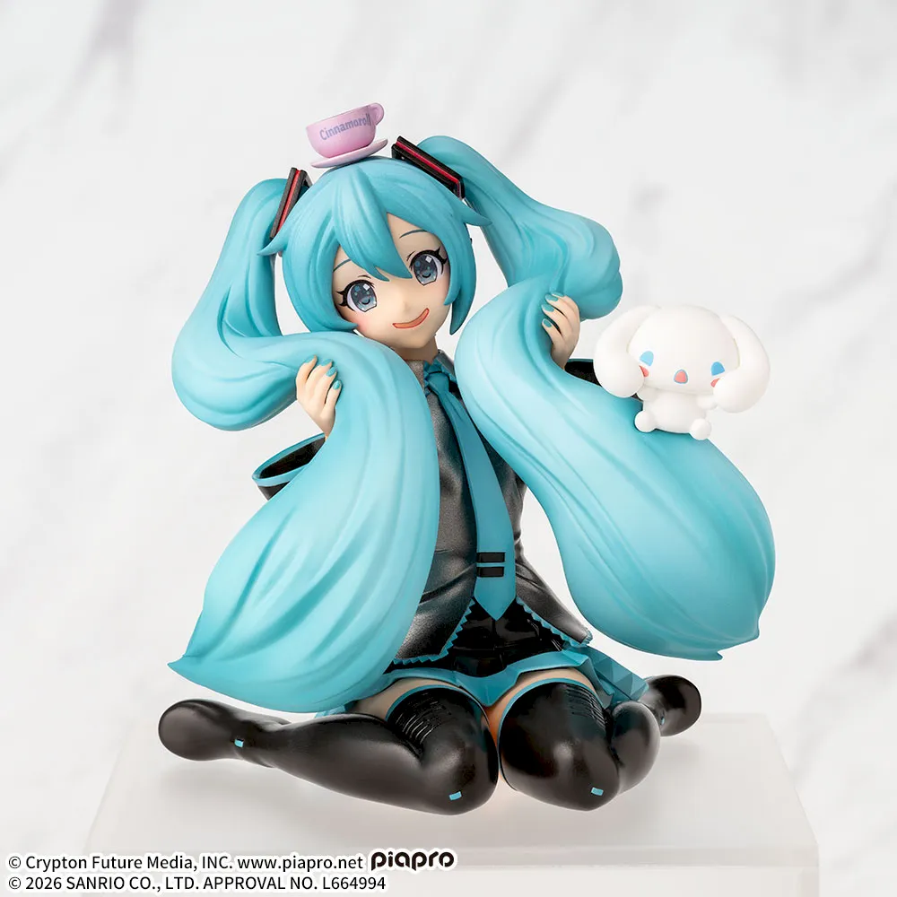 [Pre-order] SEGA Hatsune Miku x Cinnamoroll Chokonose Premium Figure - Hatsune Miku x Cinnamoroll - Fluffy Ver.