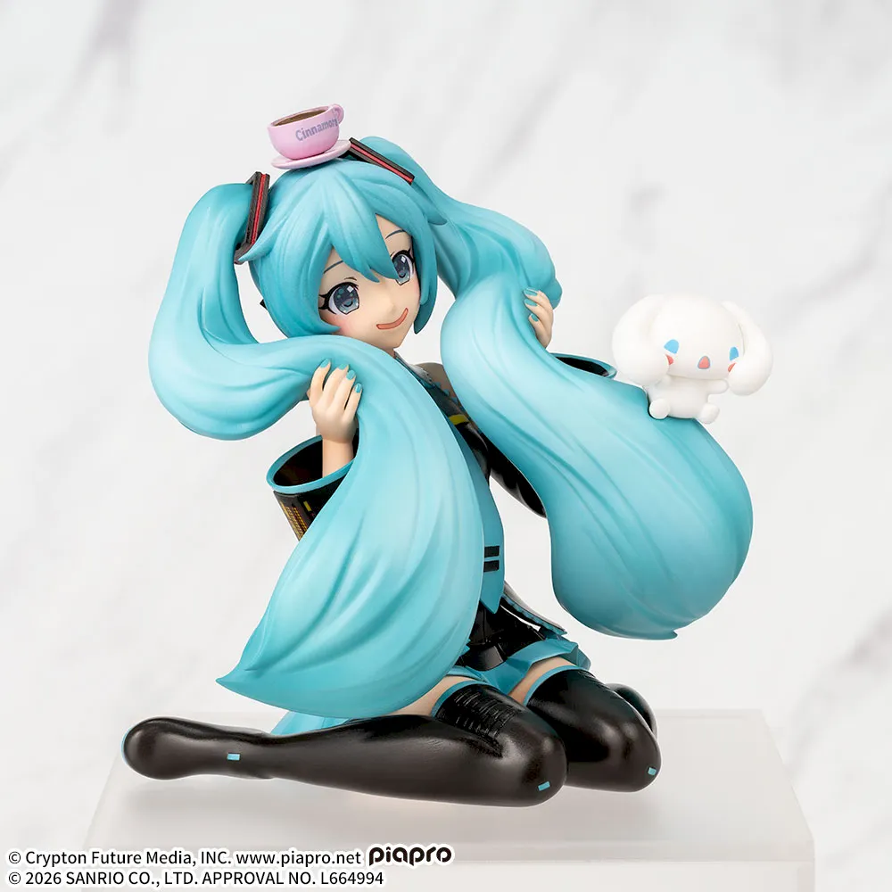[Pre-order] SEGA Hatsune Miku x Cinnamoroll Chokonose Premium Figure - Hatsune Miku x Cinnamoroll - Fluffy Ver.