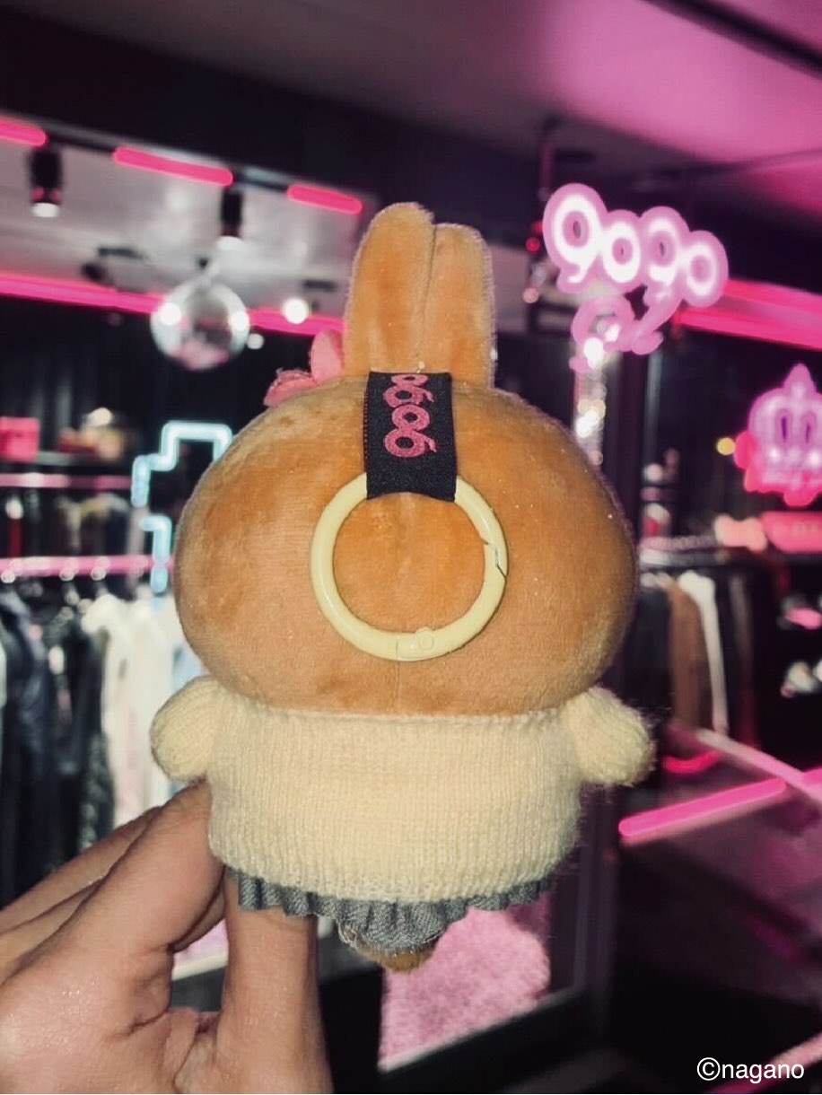 [Pre-order] 9090 ×Chiikawa Gal NINETY Plush Mascot Keychain - Usagi