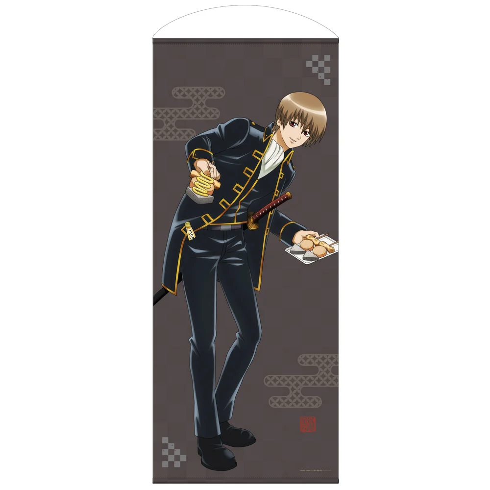 [Pre-order] "Gintama" Original Illustration Okita Sougo 120cm Tapestry Food Stall Eating Tour Ver.