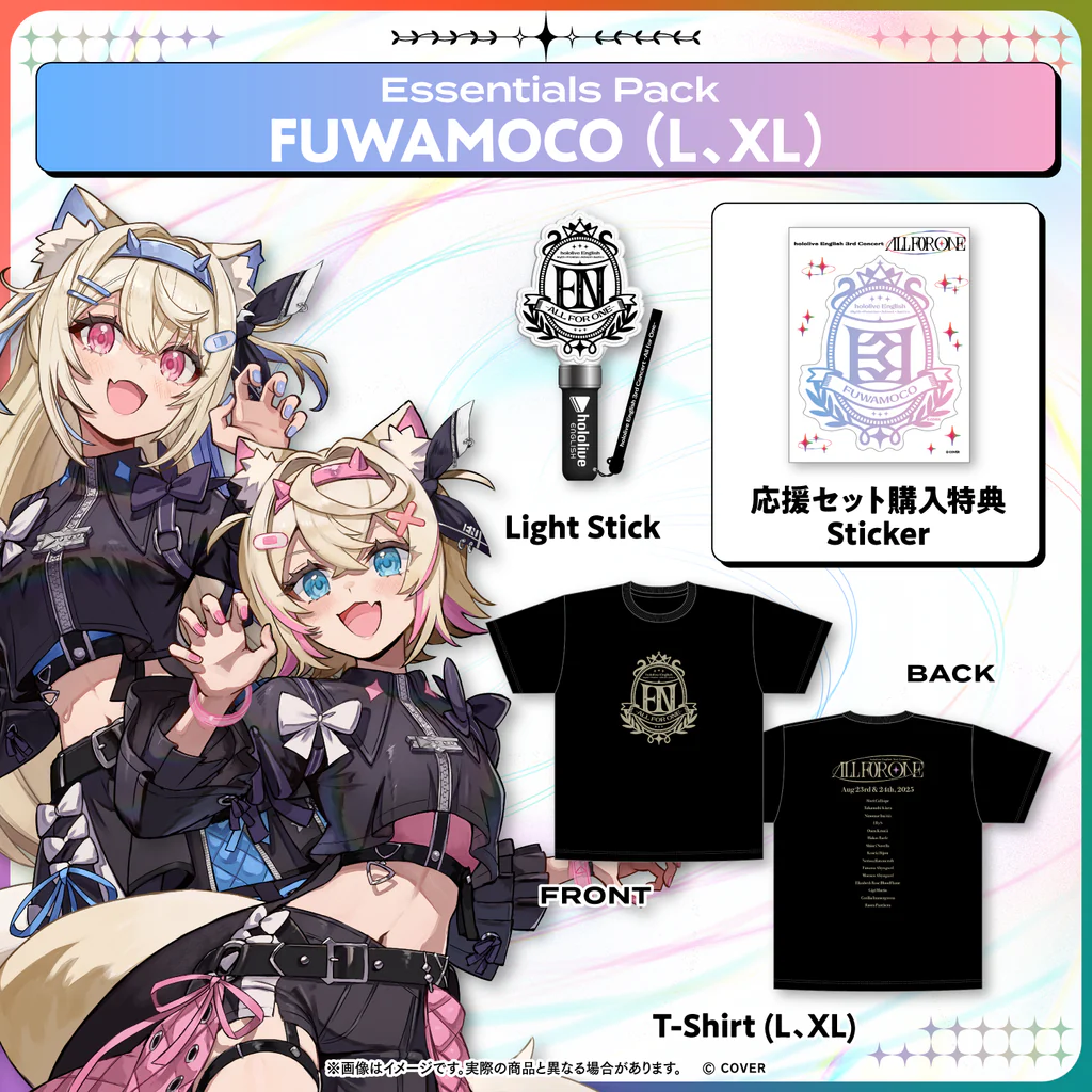 [Pre-order] hololive English 3rd Concert -All for One- Live Goods - FUWAMOCO