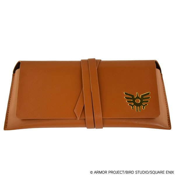 [Pre-order] "Dragon Quest" Gold Foil Stamping Emblem of Loto Glasses Case