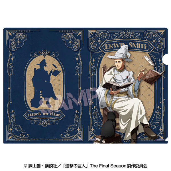 [In stock]  "Attack on Titan" Clear File ("Wizard" style) Erwin