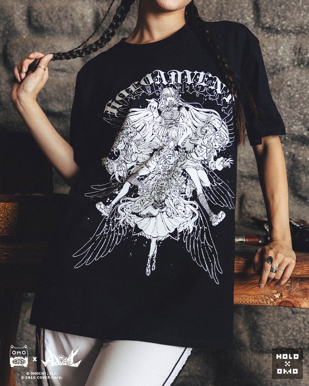 [Pre-order] OMOCAT x holoAdvent T-shirt
