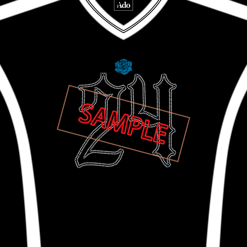 [Pre-order] Ado - Ao - Fashionable "Ao" T-shirt - d [Made-to-order]