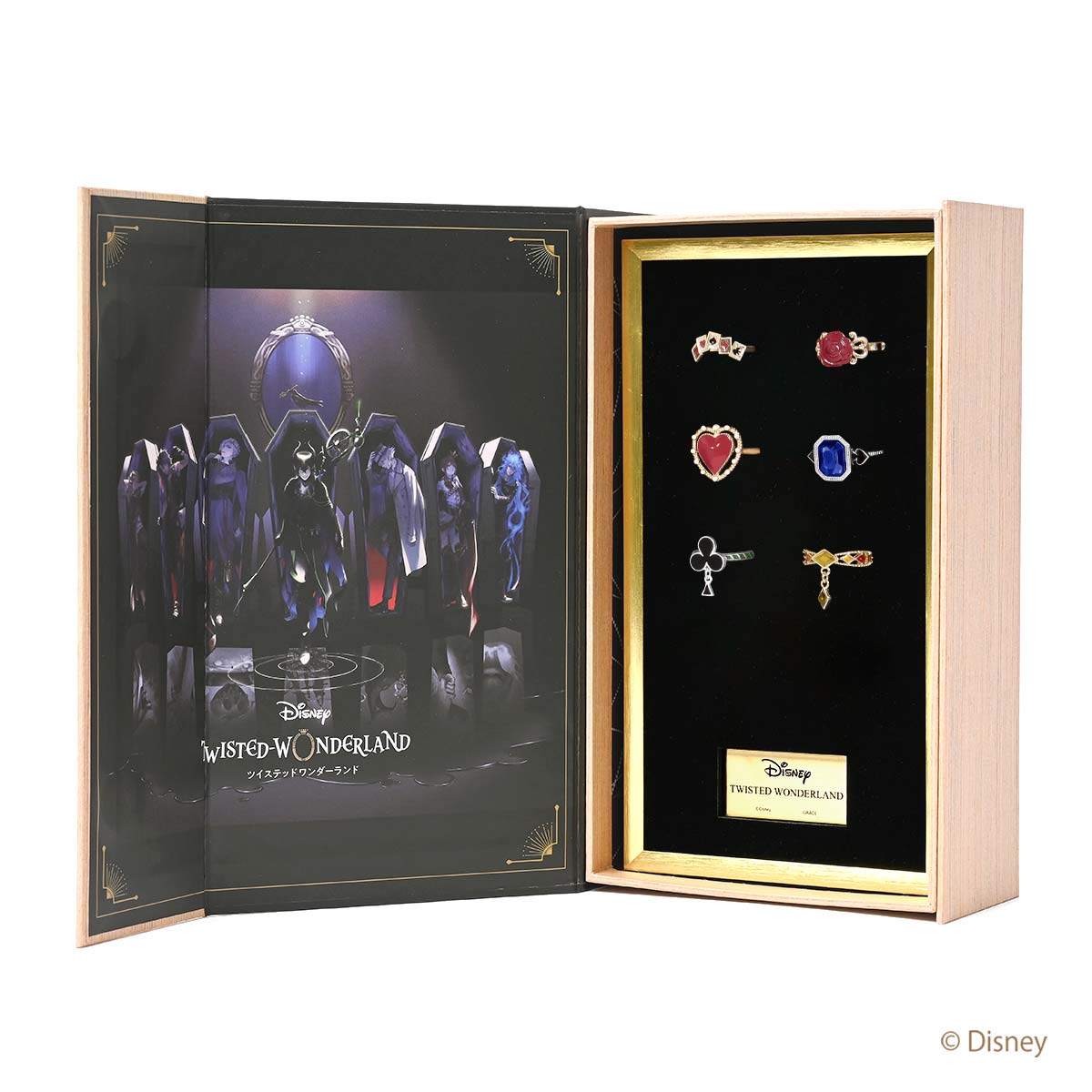 [Pre-order] MAYLA "Disney Twisted Wonderland" Iconic Story Ring - Scarabia Dorm