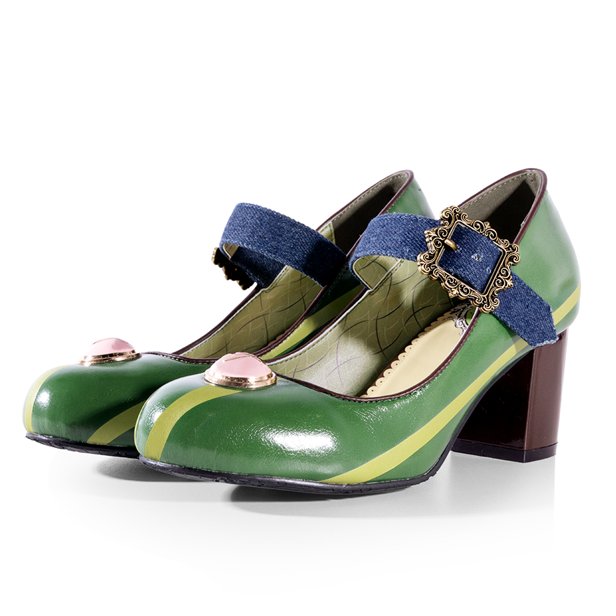 [Pre-order] "JOJO'S BIZARRE ADVENTURE Battle Tendency" x MAYLA Iconic Pumps/ Heels - Joseph Joestar