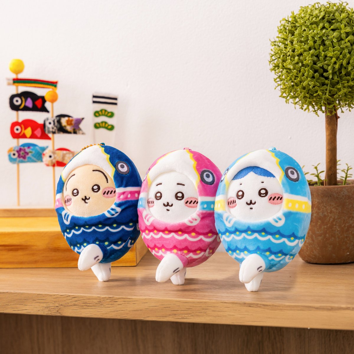[Pre-order] "Chiikawa" Carp streamer-shaped plush mascot