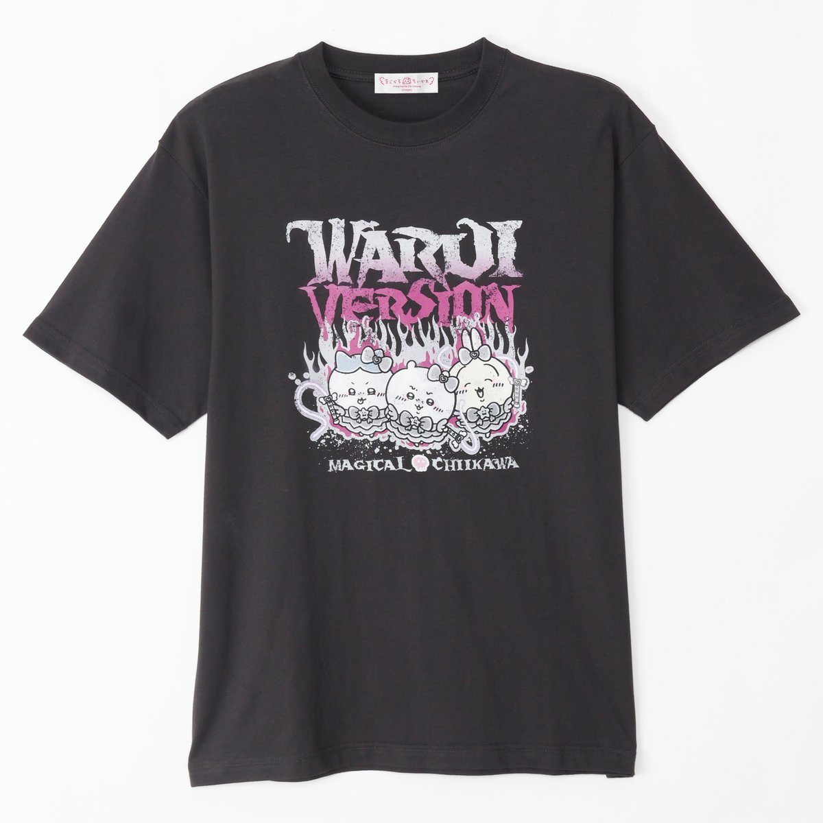 [Pre-order] "Chiikawa" Magical Chiikawa Bad (Warui) Version T-shirt- Chiikawa, Hachiware & Usagi ( InkBlack)