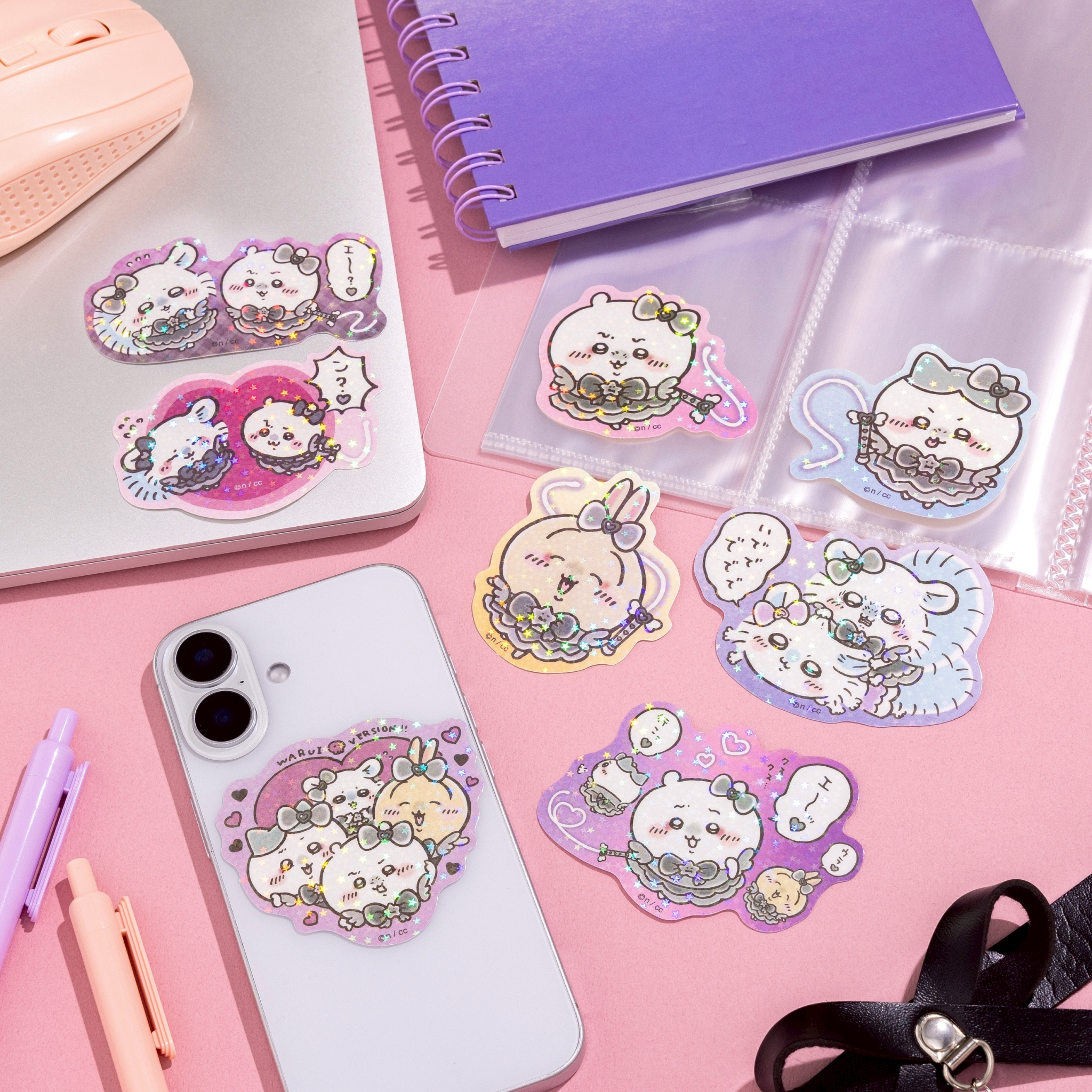 [Pre-order] "Chiikawa" Magical Chiikawa Bad Version Sticker - Hachiware