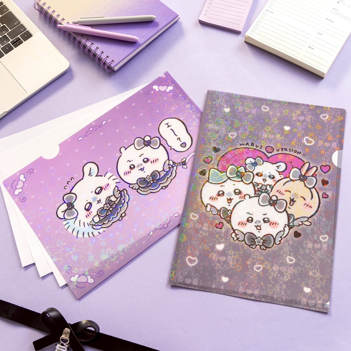 [Pre-order] "Chiikawa" Magical Chiikawa Bad Version Clear File - Chiikawa & Momonga