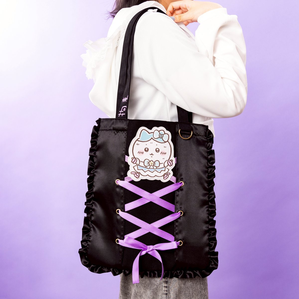 [Pre-order] "Chiikawa" Magical Chiikawa Bad Version Hachiware Detained Tote Bag