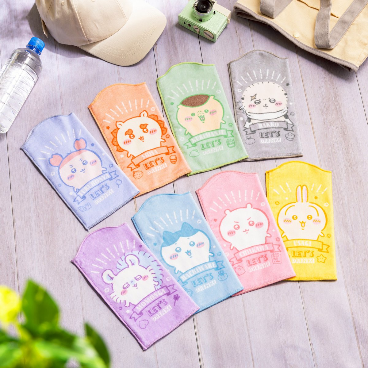 [Pre-order] "Chiikawa" Water Absorption Bottle Towel - Momonga