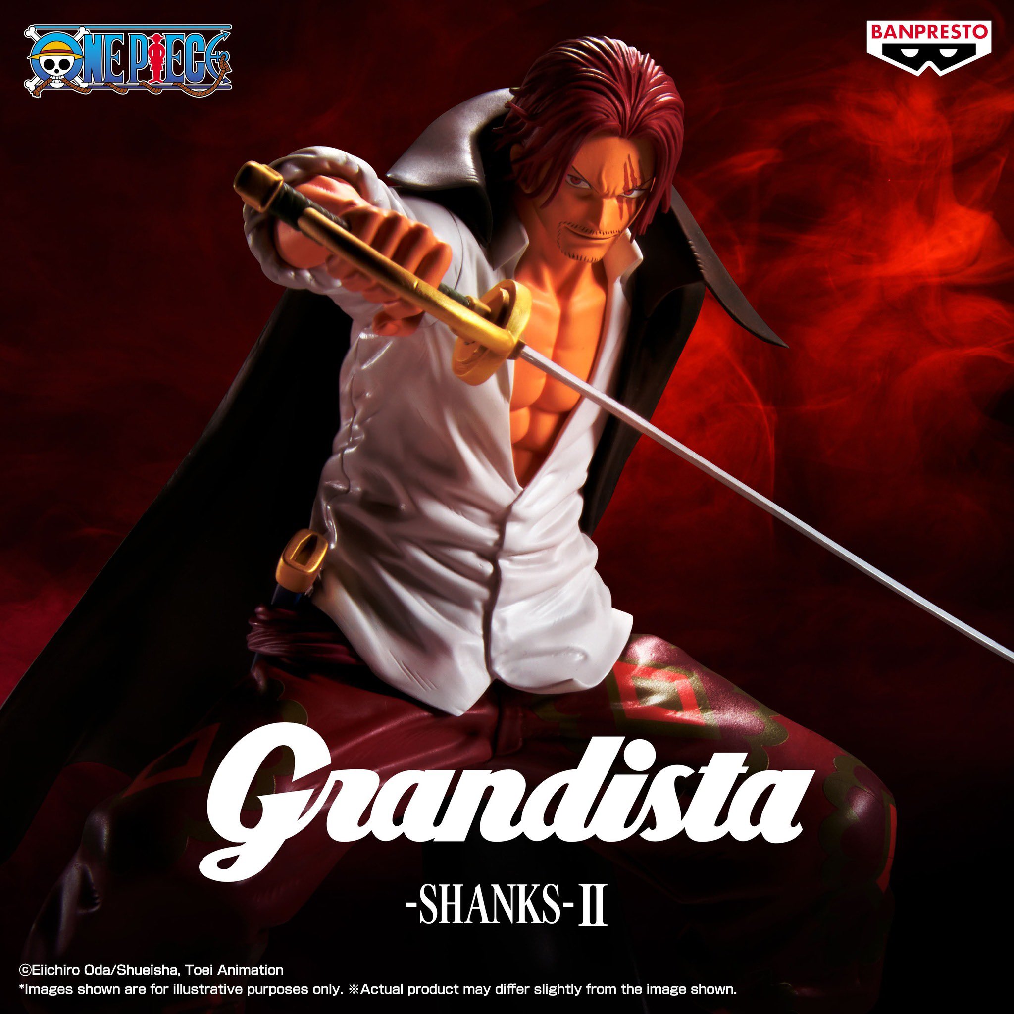 [Pre-order] Banpresto "One Piece" Grandista - SHANKS-II