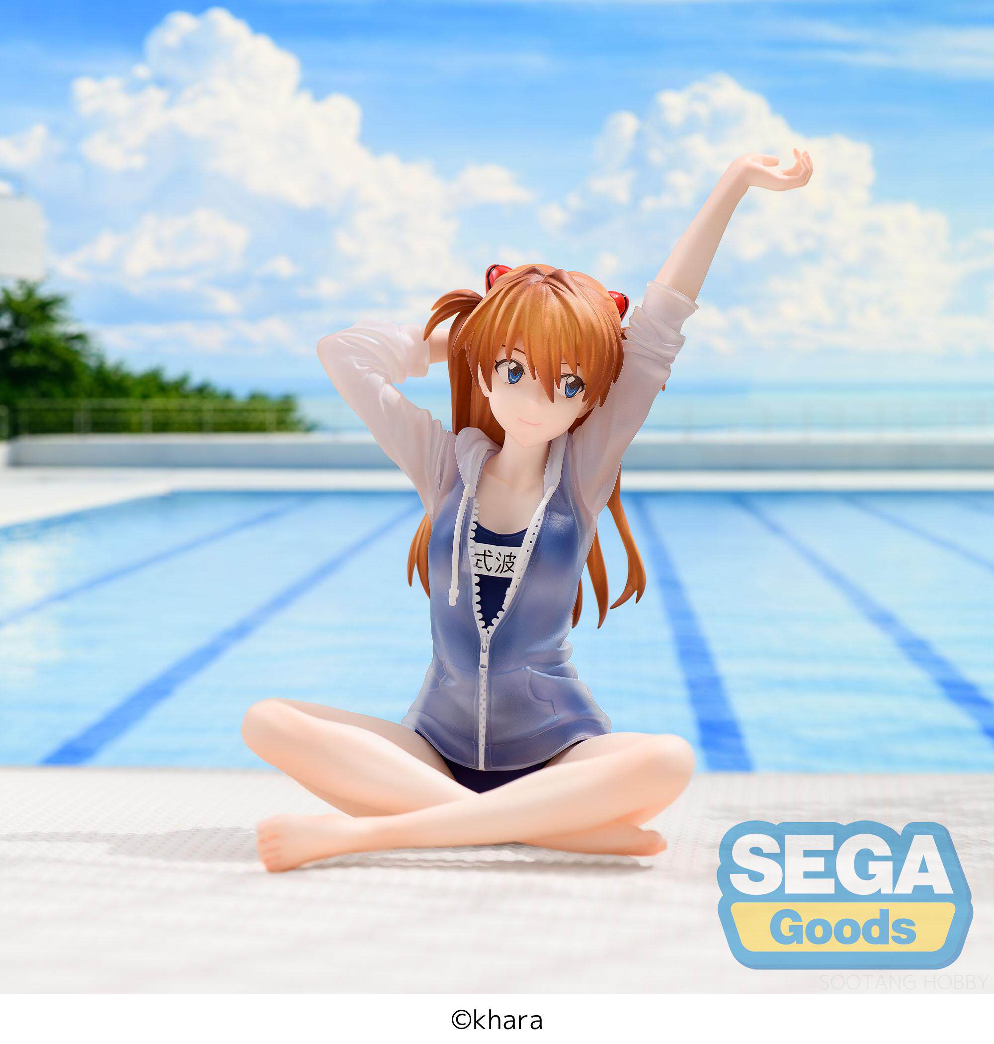 [Pre-order] SEGA "Rebuild of Evangelion" Yumemirize PVC Figure Asuka Shikinami Langley School Swimsuit Ver.